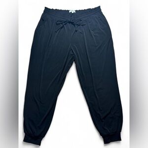 Takara Black Women Jogger Pants XL Athleisure Streetwear Loungewear